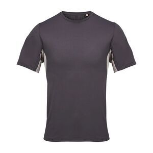 SOLS Unisex Adult Performance Storm T-Shirt / Dark Grey/Light Grey